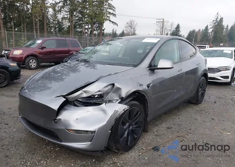 2024 Tesla Model Y Long Range Dual Motor All-Wheel Drive from USA, damaged, VIN 7SAYGDEE4RF178084